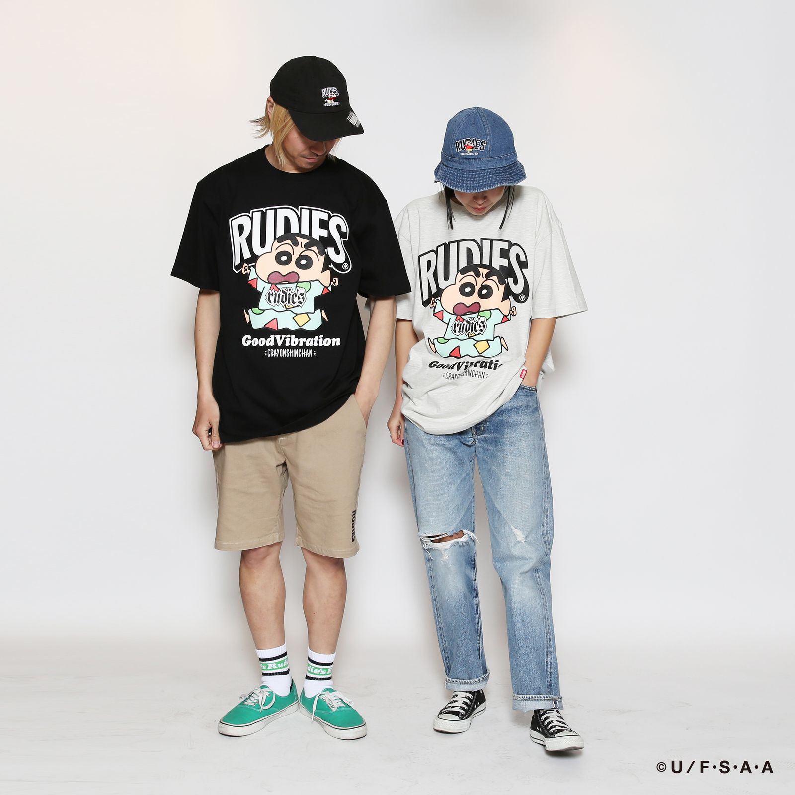 RUDIE'SxCRAYON SHINCHAN NIGHT OWL TEE
