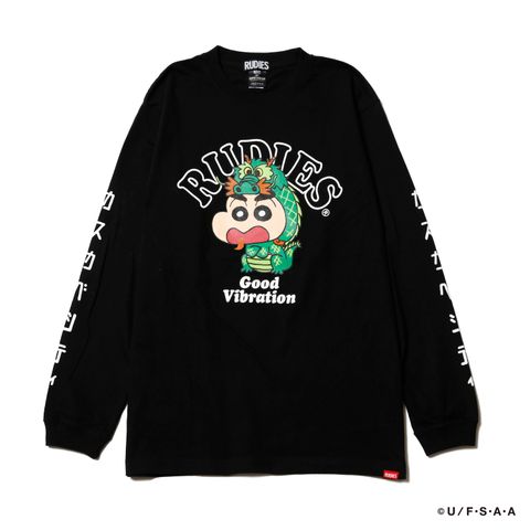RUDIE'SxCRAYON SHINCHAN DRAGON LSTEE