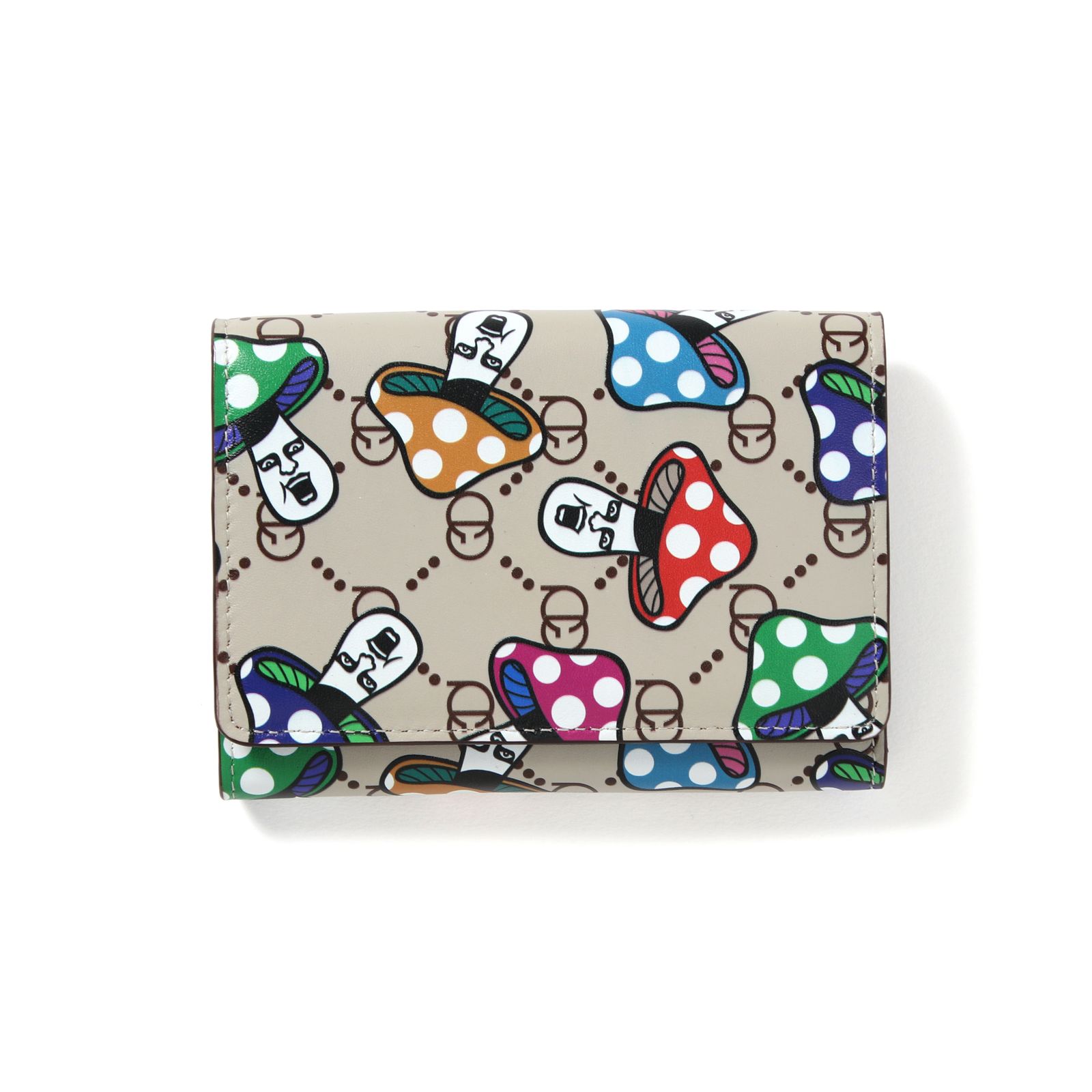 きのこ総柄名刺入れ