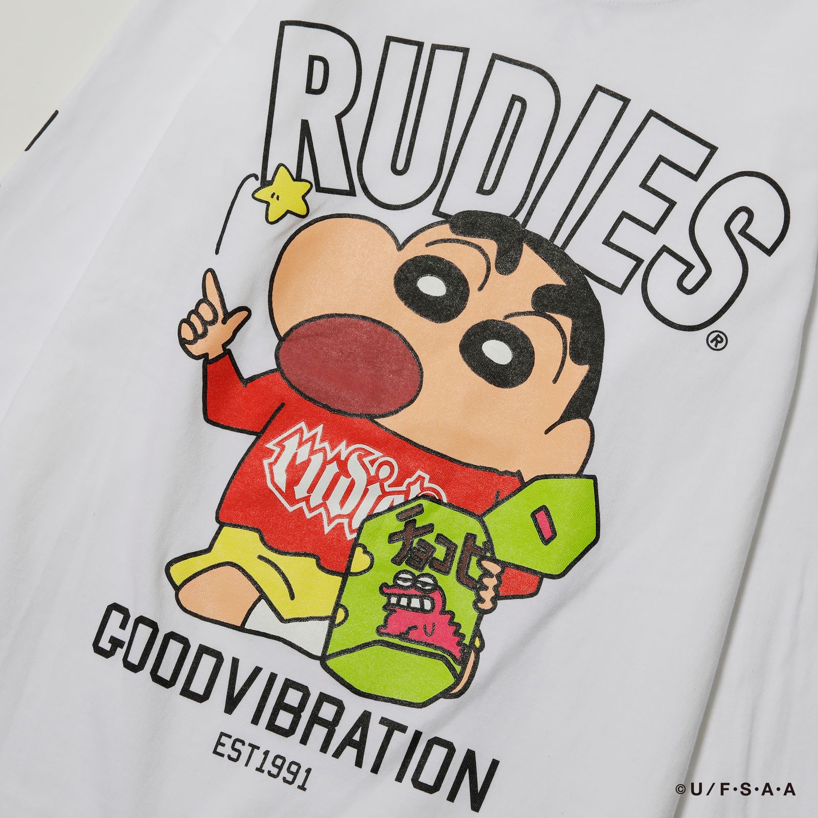 RUDIE'SxCRAYON SHINCHAN SNACK LSTEE