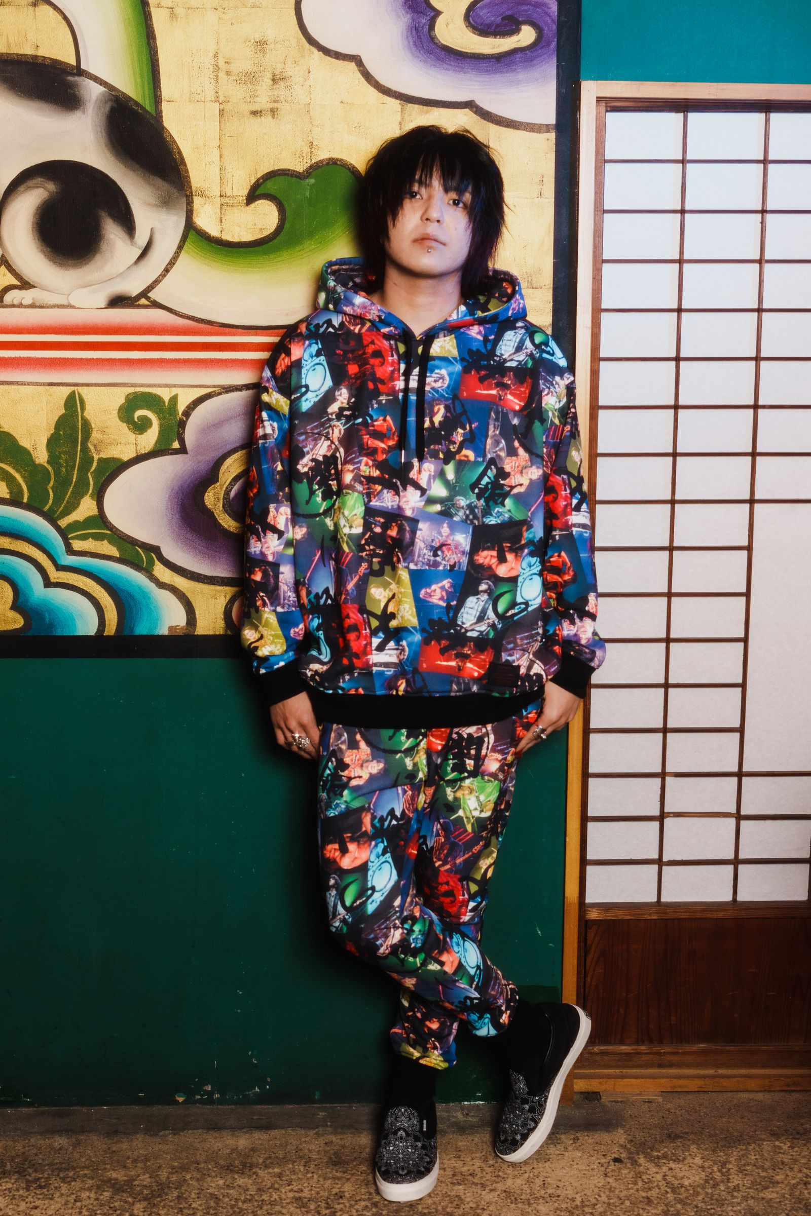 【夕闇に誘いし漆黒の天使達×Zephyren】SWEAT PANTS