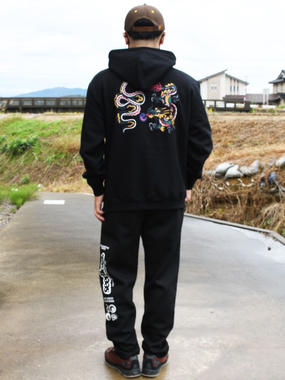 rg snake and dragon hoody. 8.3oz裏起毛