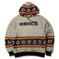 ATTERNED ALL OVER HOODIE : Vintage Flowers