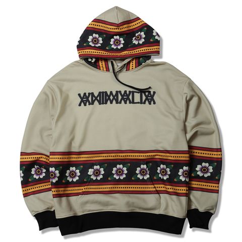 ATTERNED ALL OVER HOODIE : Vintage Flowers