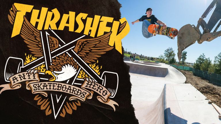 《THRASHER》THRASHER X ANTIHERO！