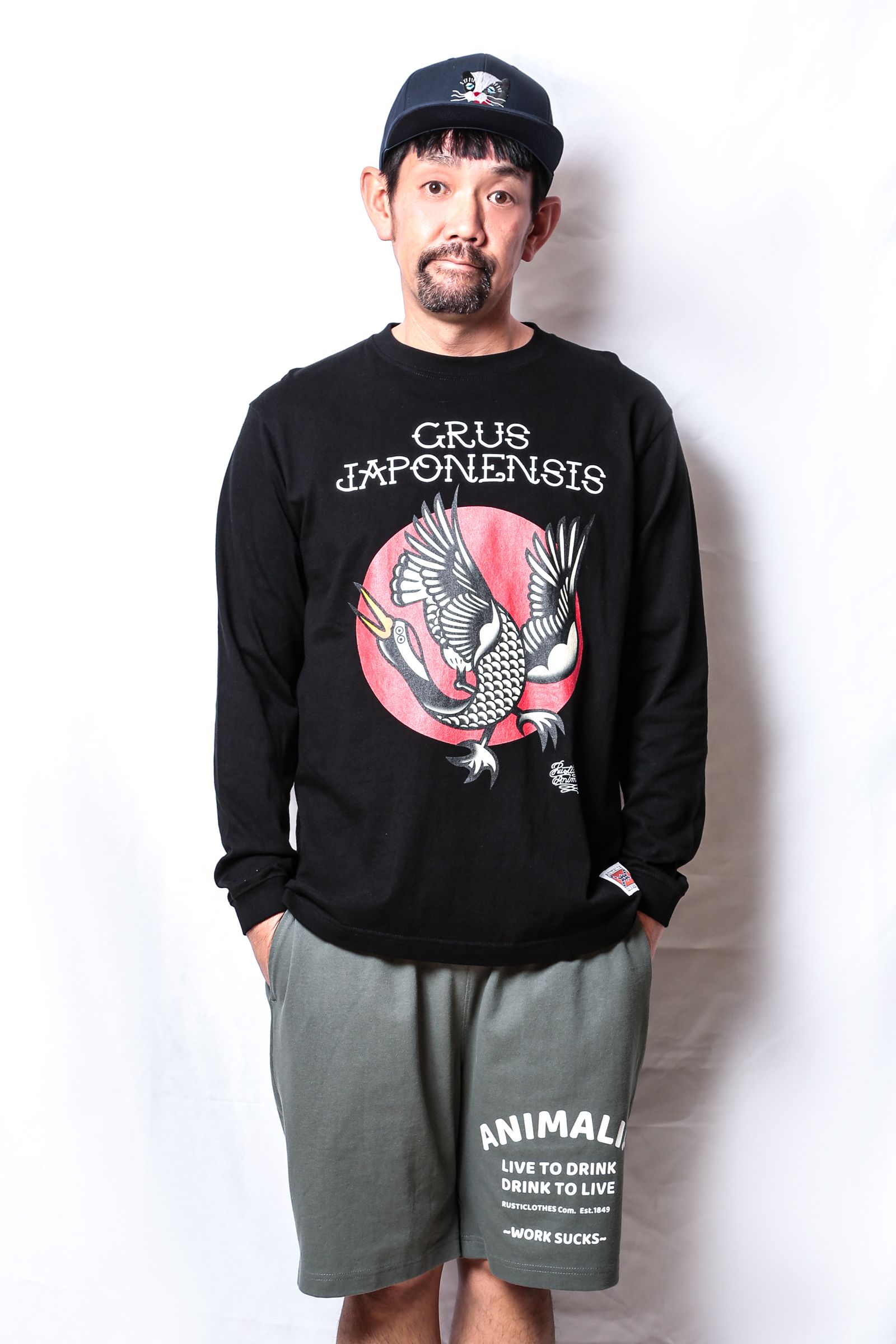 L/S TEE - CRUS JAPONENSIS