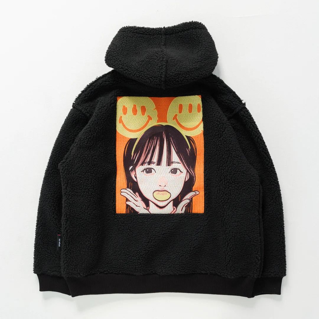 POP ART Bonding Boa Hoodie Ver:24
