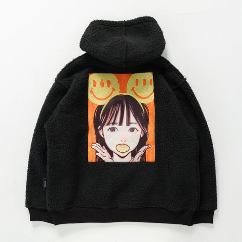 POP ART Bonding Boa Hoodie Ver:24