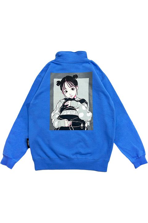 BAG GIRL Half Zip pullover