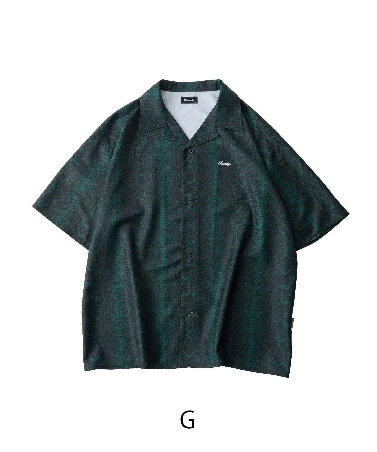 Essential open collar shirt