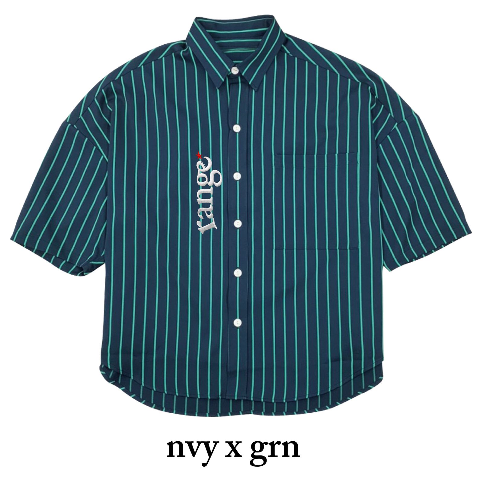 rg stripe over size shirts