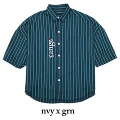 rg stripe over size shirts