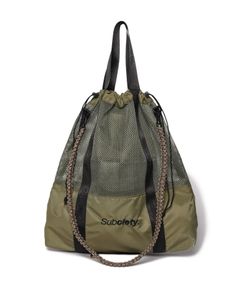 Mesh shoulder tote bag