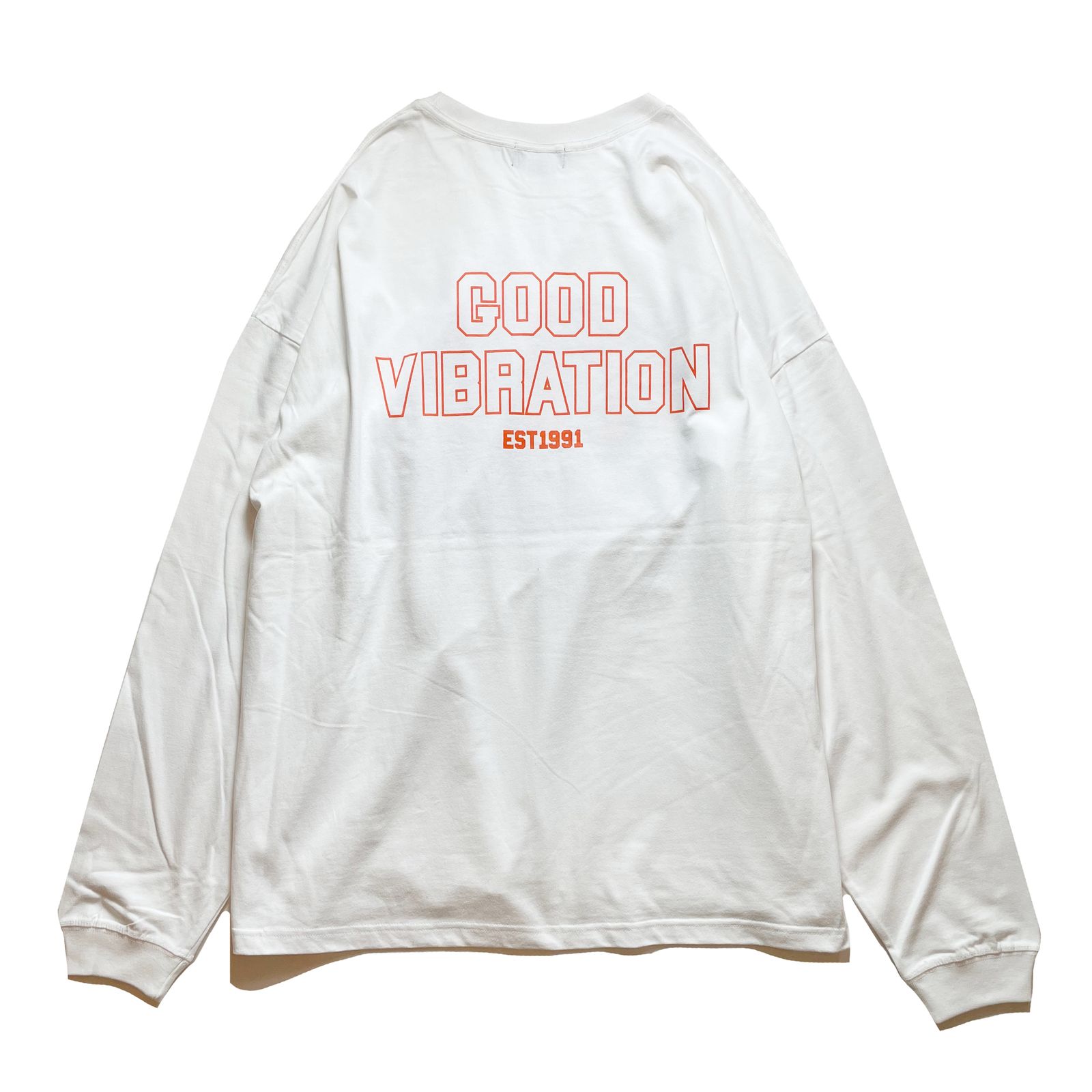 BLOCK COLLEGE BIGSILHOUETTE LS-TEE
