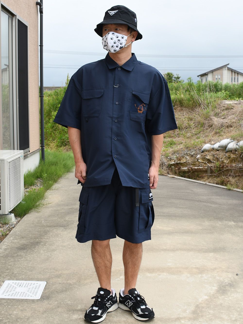 SECT MESH POCKET MINI RIP STOP WORK-SHIRTS