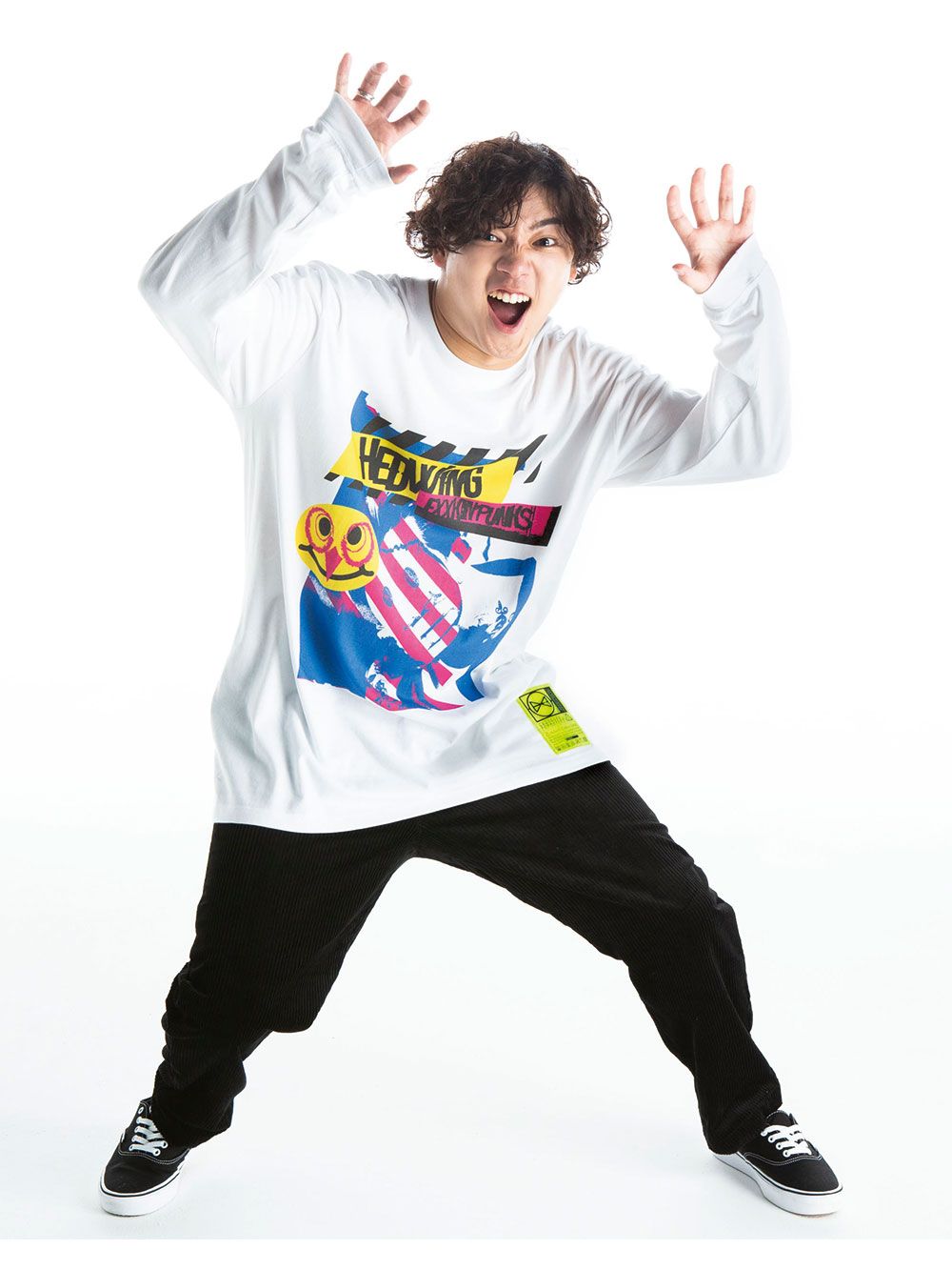 Pierrot Mask Longsleeve T-shirt