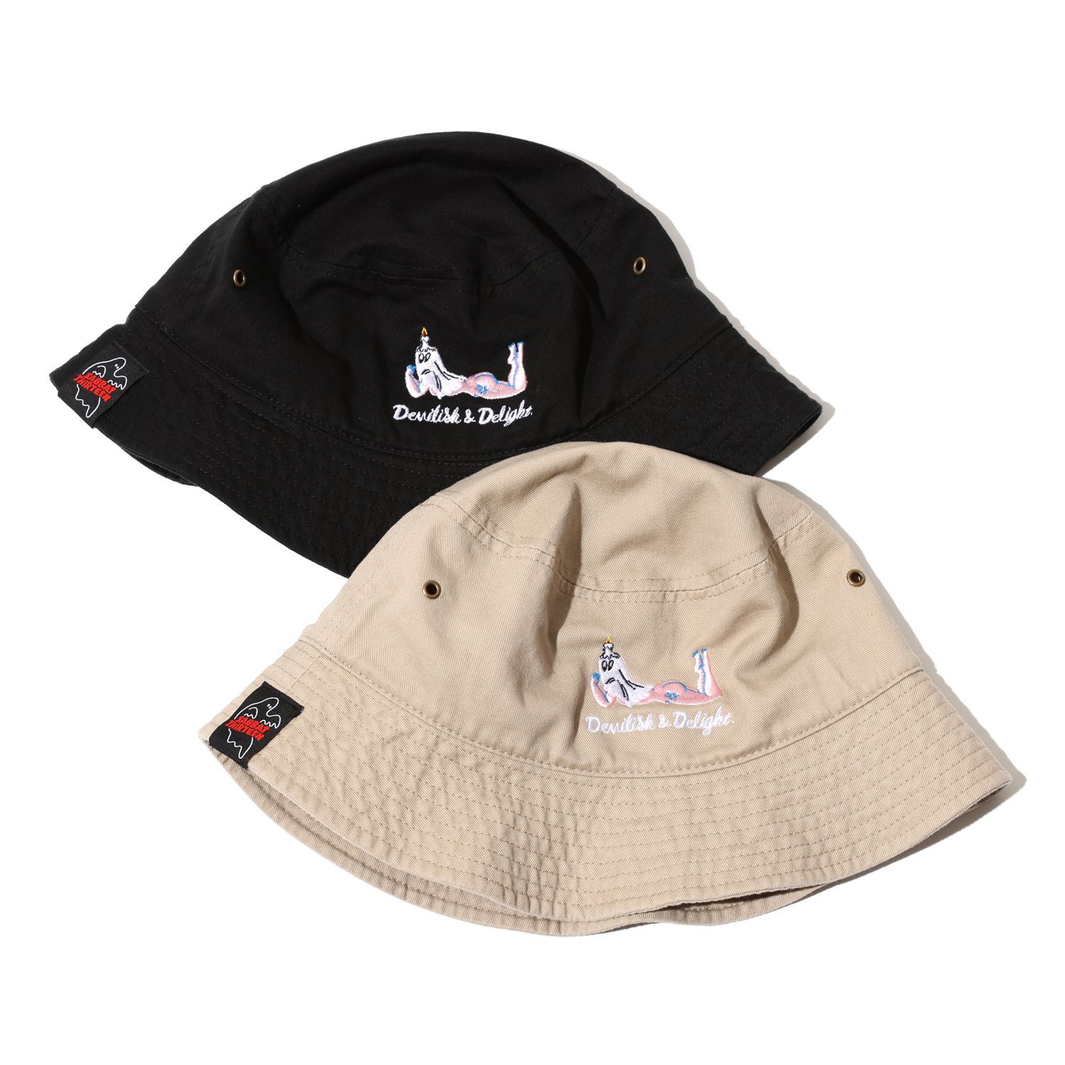 SPOOKY GIRL BUCKET-HAT