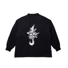 MOCK NECK LOOSE-SWEAT