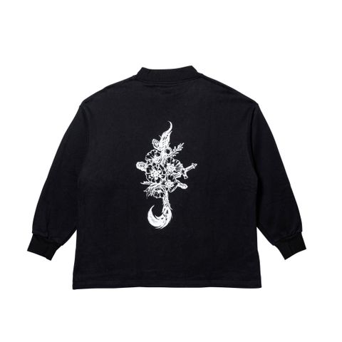 MOCK NECK LOOSE-SWEAT