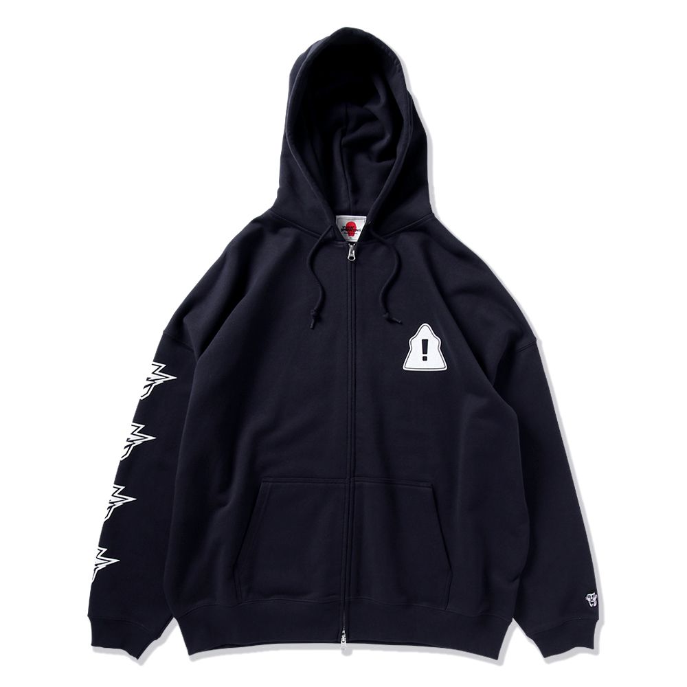 鮫人出没注意BIG.ZIPパーカ