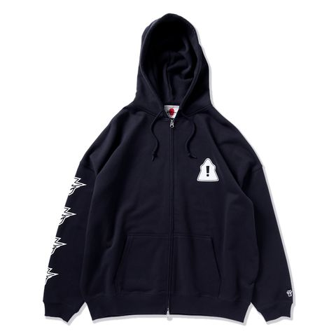 鮫人出没注意BIG.ZIPパーカ