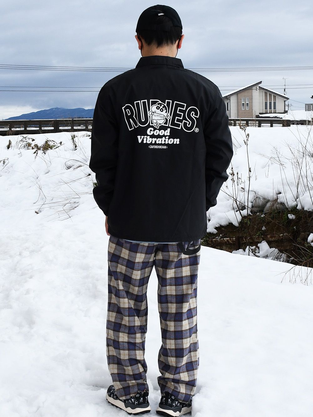 RUDIE'SxCRAYON SHINCHAN MOSH COACHJACKET