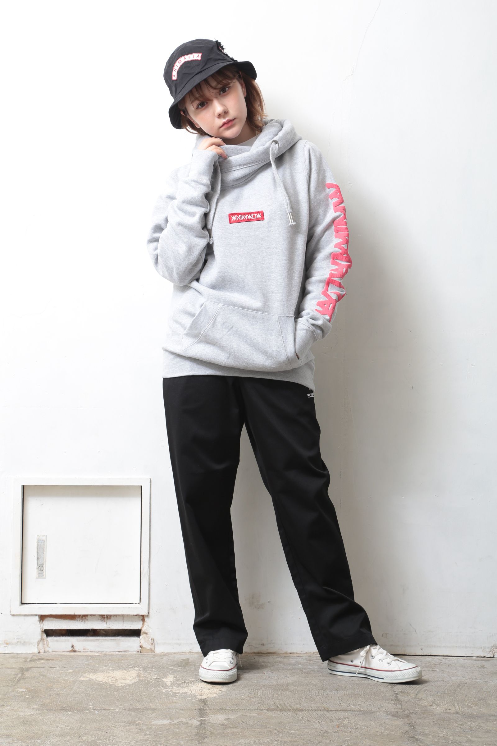 Cross-Neck Heavy Oz Hoodie