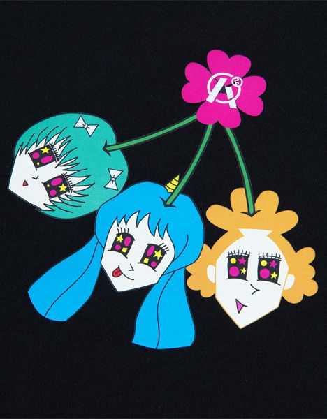 RC×PUNK DRUNKERS COSPLAYGIRL CHERRY TEE