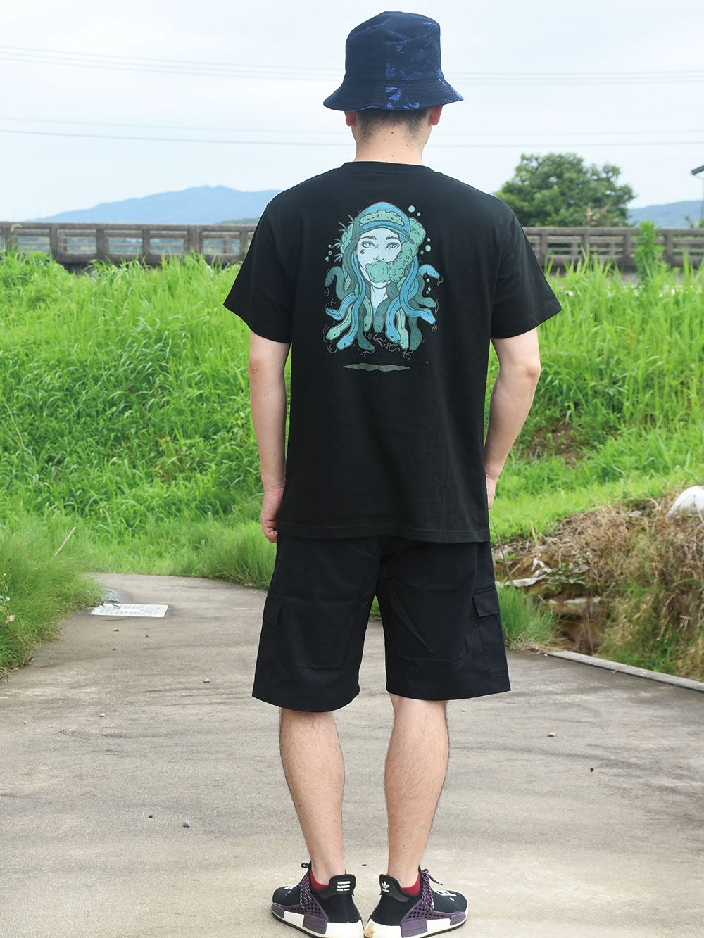 snake green girl s/s tee