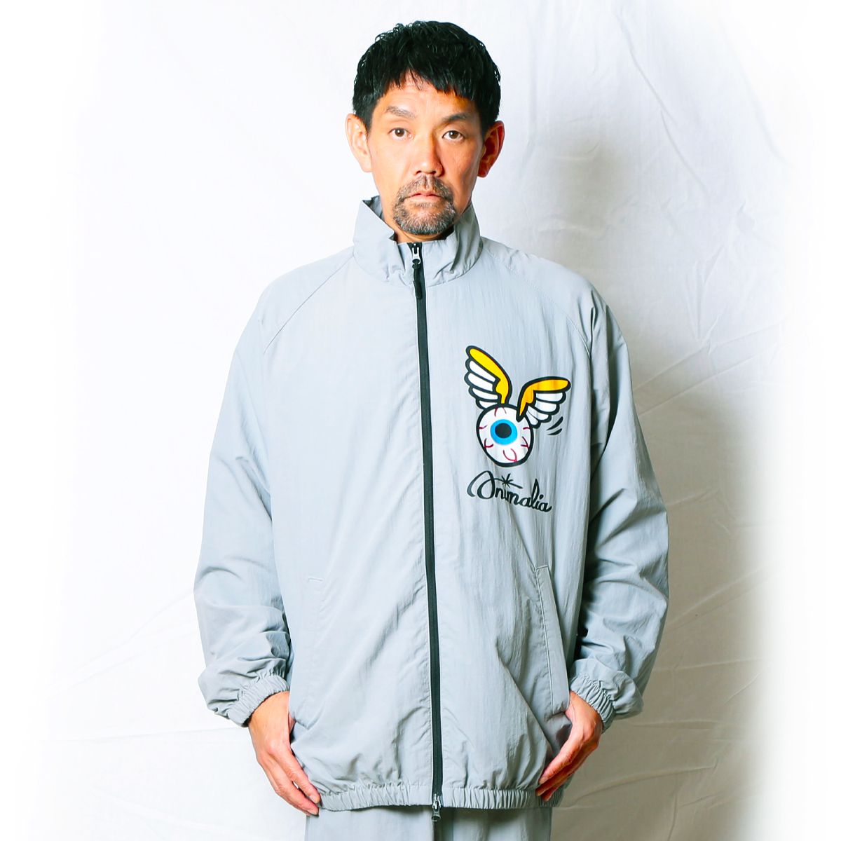 Nylon Track Jacket - EYE BALL