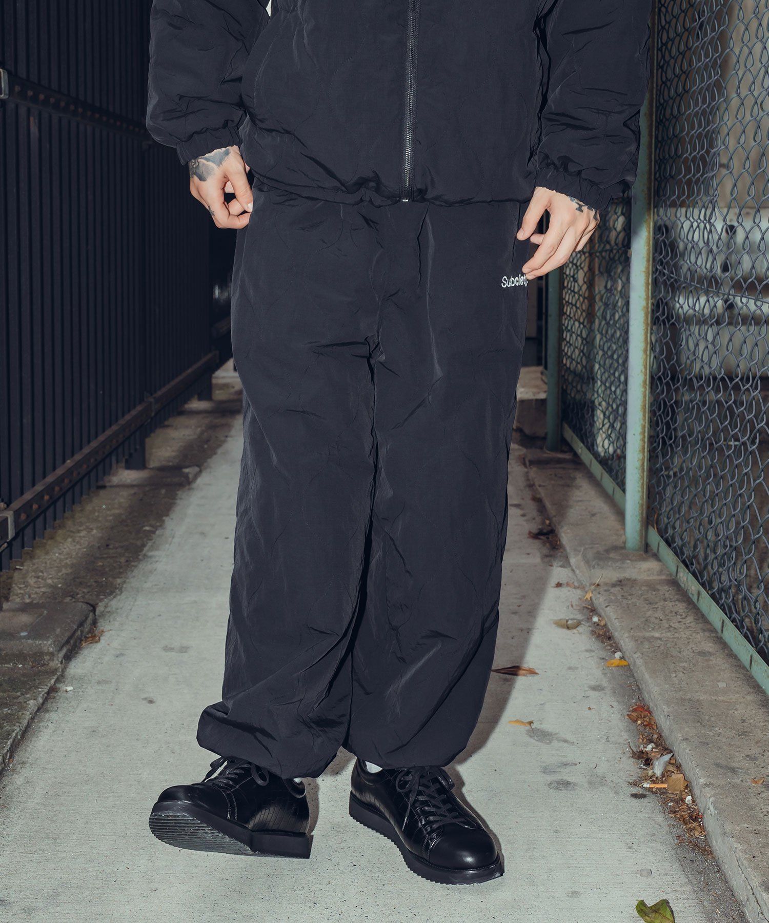 REVERSIBLE NYLON×FLEECE PANTS
