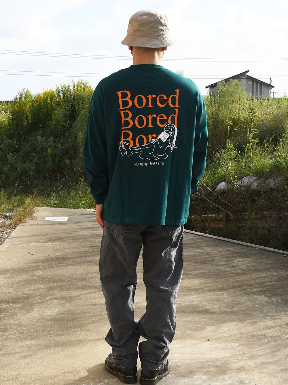 BORED BIG L/S T