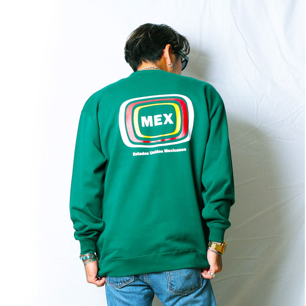 10oz Crew Sweat(loop terry) -MEX