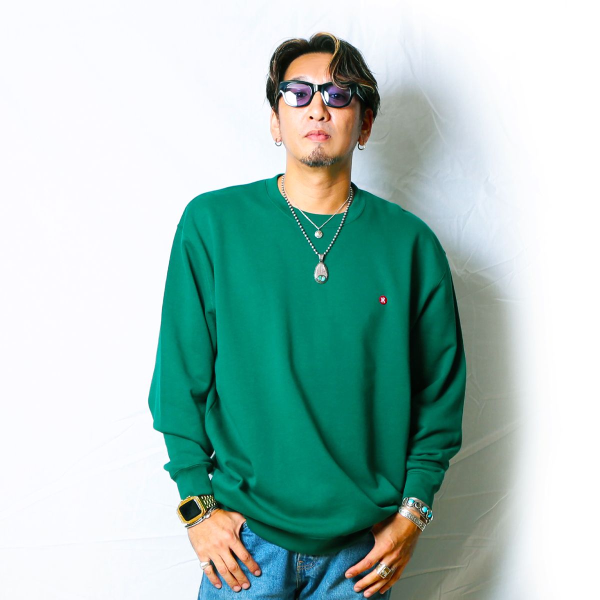 10oz Crew Sweat(loop terry) -MEX