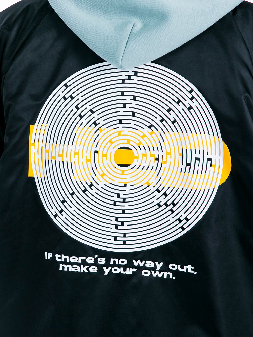 Circle maze Coach jacket