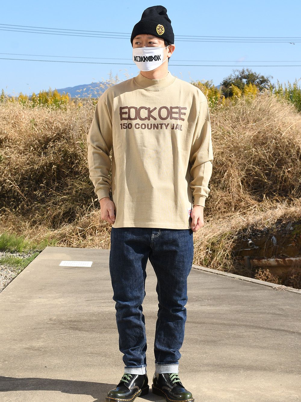 MOCK NECK HEAVY L/S Tee - EOCKOEE -
