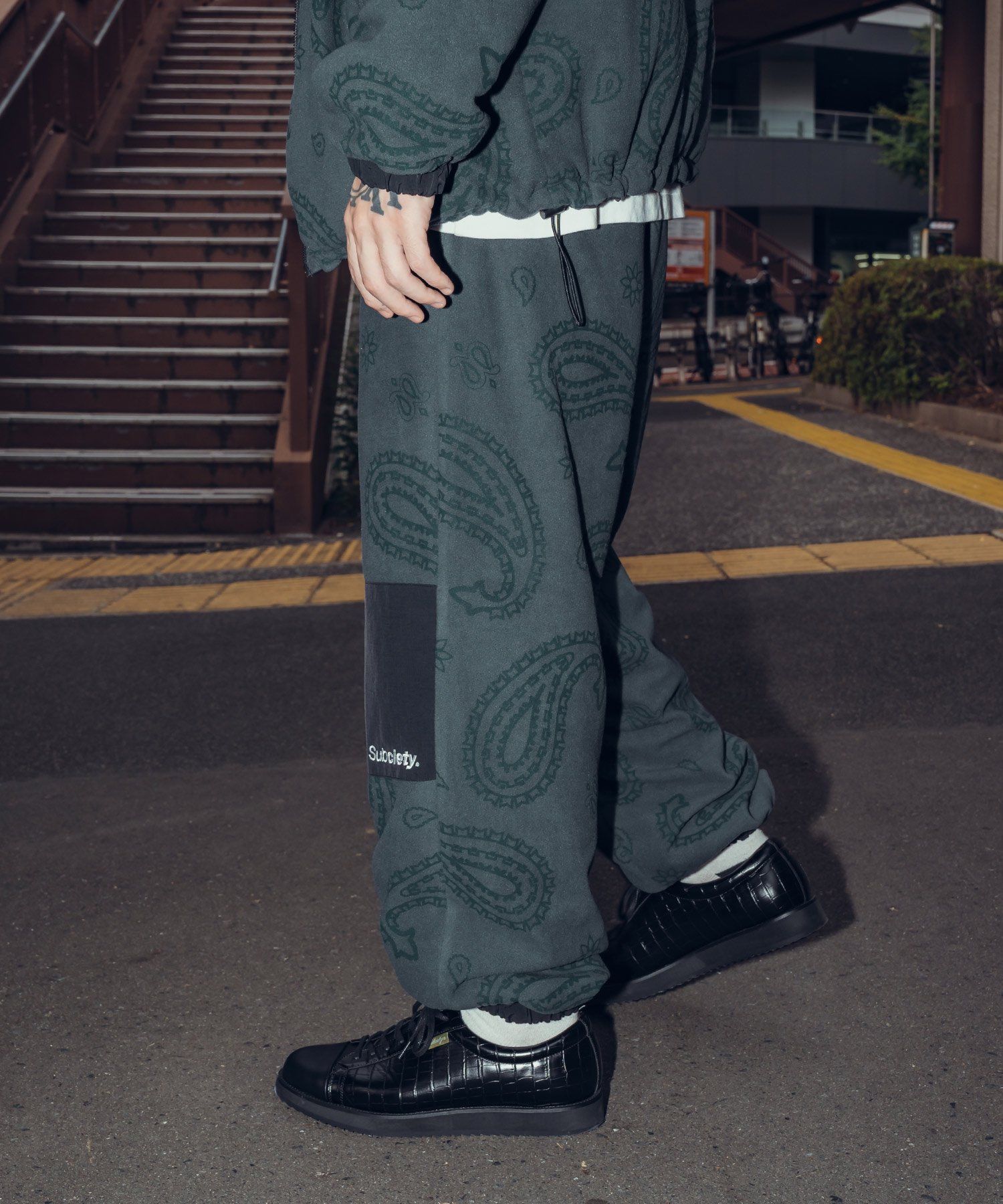 REVERSIBLE NYLON×FLEECE PANTS