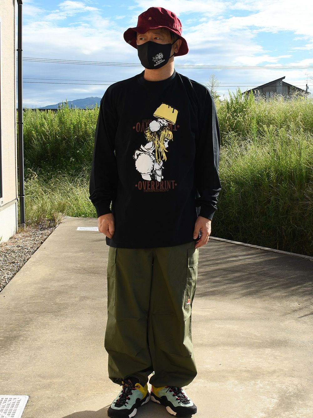 over print - Head pudding LS Tee | DOLL