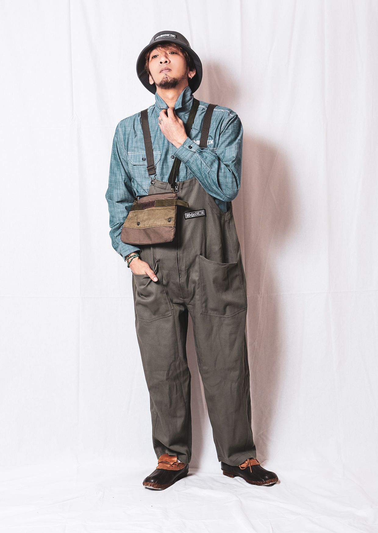 OVERALLS - Leather Patch