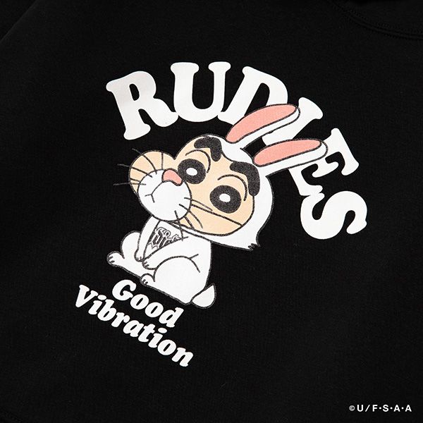 RUDIE'SxCRAYON SHINCHAN RABBIT HOOD SWEAT