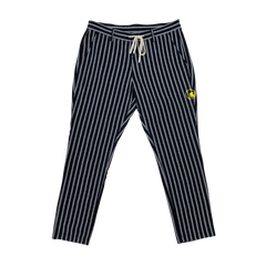 sd cotton hemp stripe tapered pant