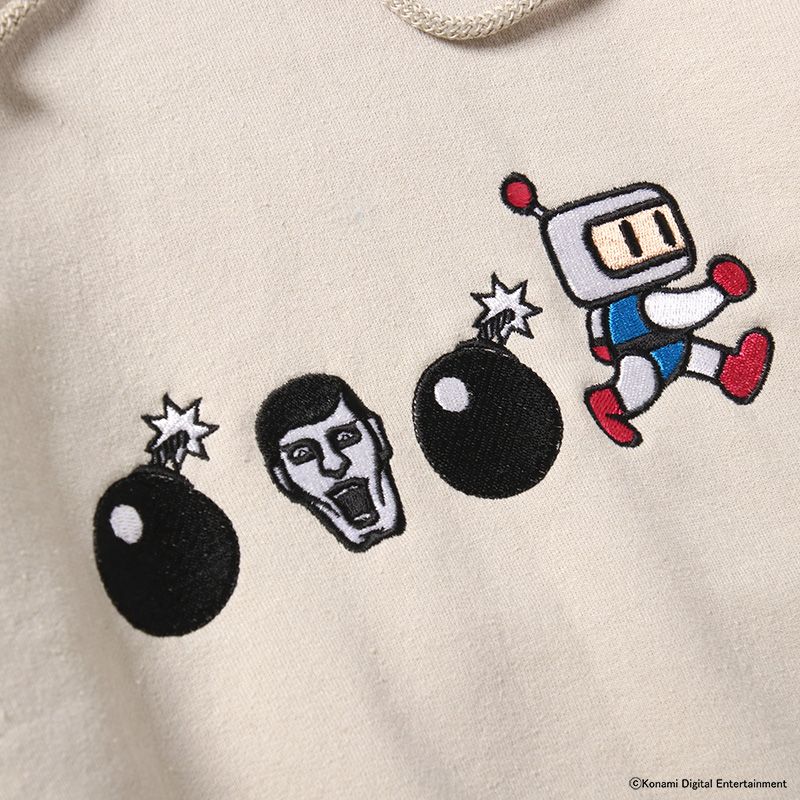 ［ボンバーマンxPDS］ボンバーマン刺繍パーカ