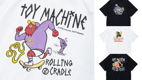 《TOY MACHINE》ROLLING CRADLE COLLAB！