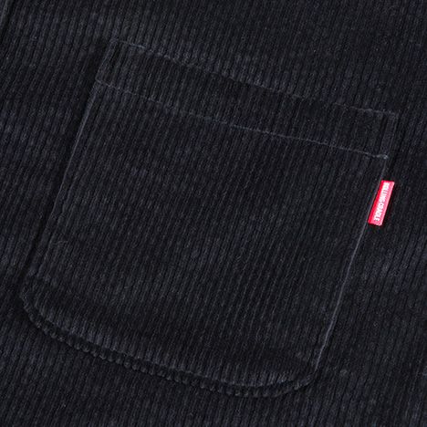 CORDUROY COLLARLESS-SHIRT