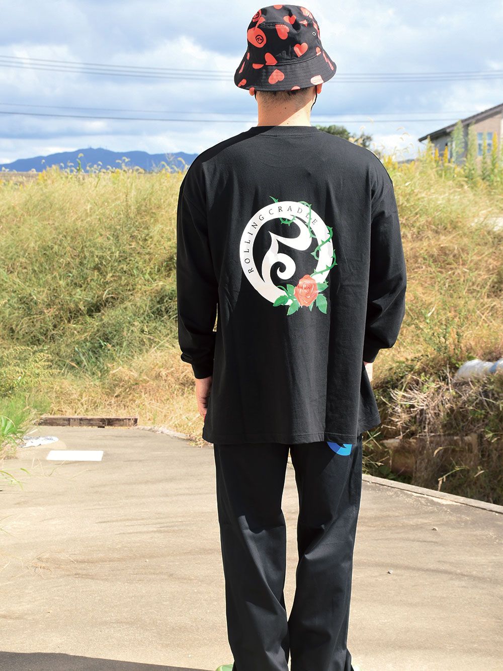 LOGO ROSE LONG-SLEEVE