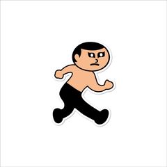 ステッカー / 飛び出しあいつ