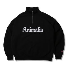 HALF-ZIP LOOSE FIT SWEAT - Legendary Logo