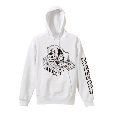 quarantine back print hoody