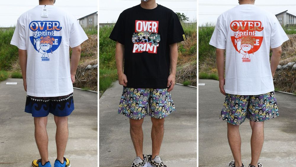 《over print》新作スタイリング！
