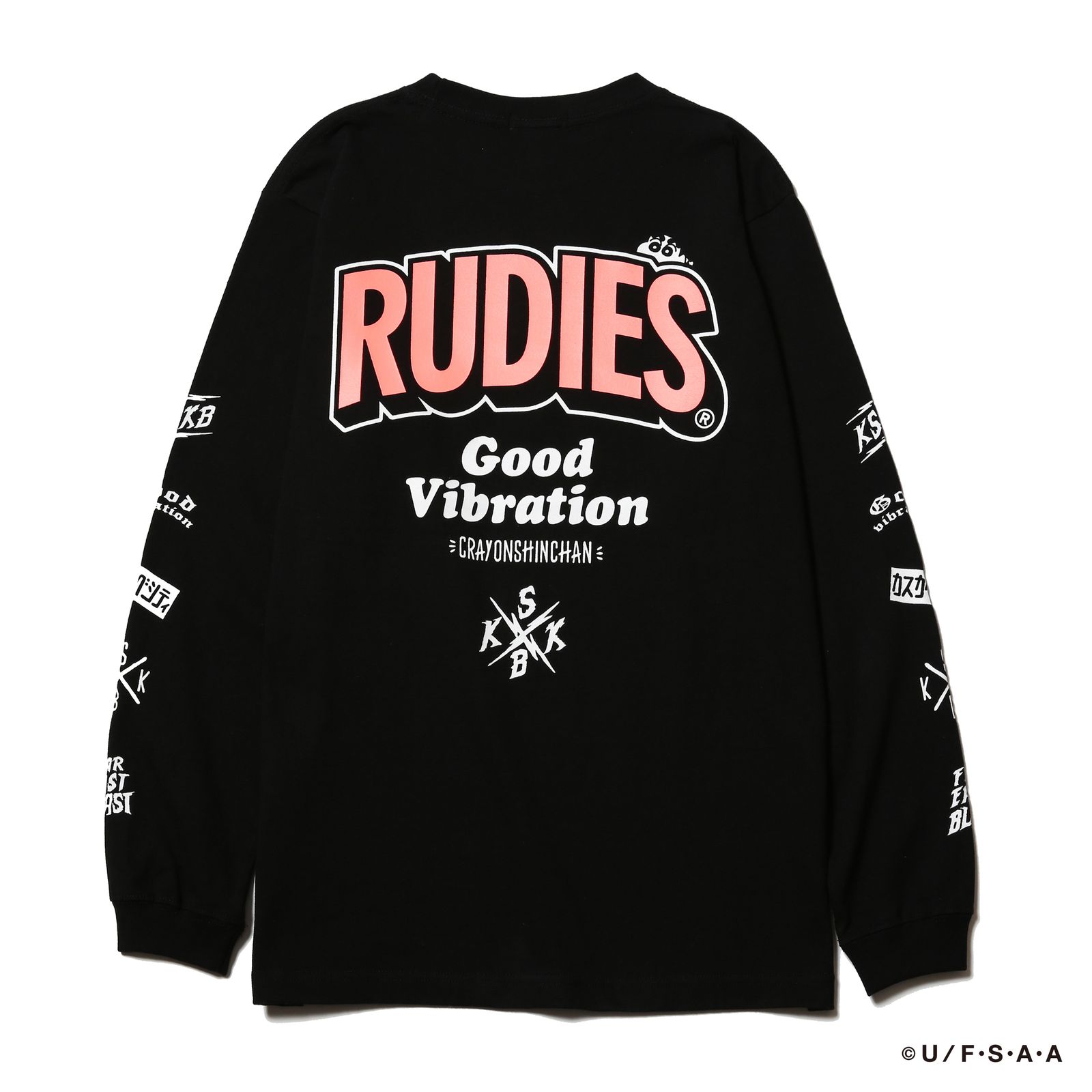 RUDIE'S×CRAYON SHINCHAN LOOK OUT LS TEE